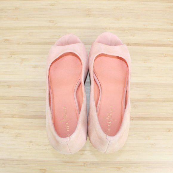 COLE HAAN Peep Toe Wedge Pump Heels Shoes 8.5 B - Picture 6 of 9